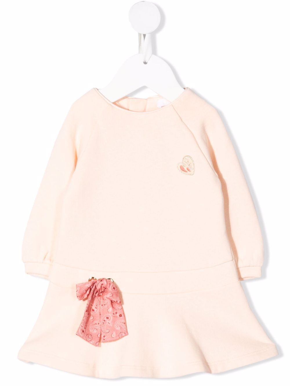 фото Chloé kids платье-свитер с бантом