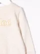 Chloé Kids logo print sweater dress