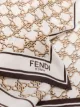 Fendi Karligraphy silk scarf