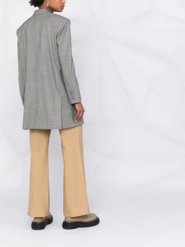 正規品★MAX MARA ボクシーフィット ジャケット Max Mara ボクシーフィット ジャケット | グレー | FARFETCH JP