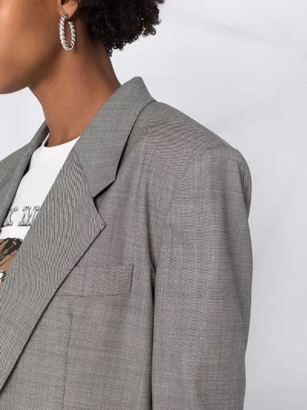 正規品★MAX MARA ボクシーフィット ジャケット Max Mara ボクシーフィット ジャケット | グレー | FARFETCH JP