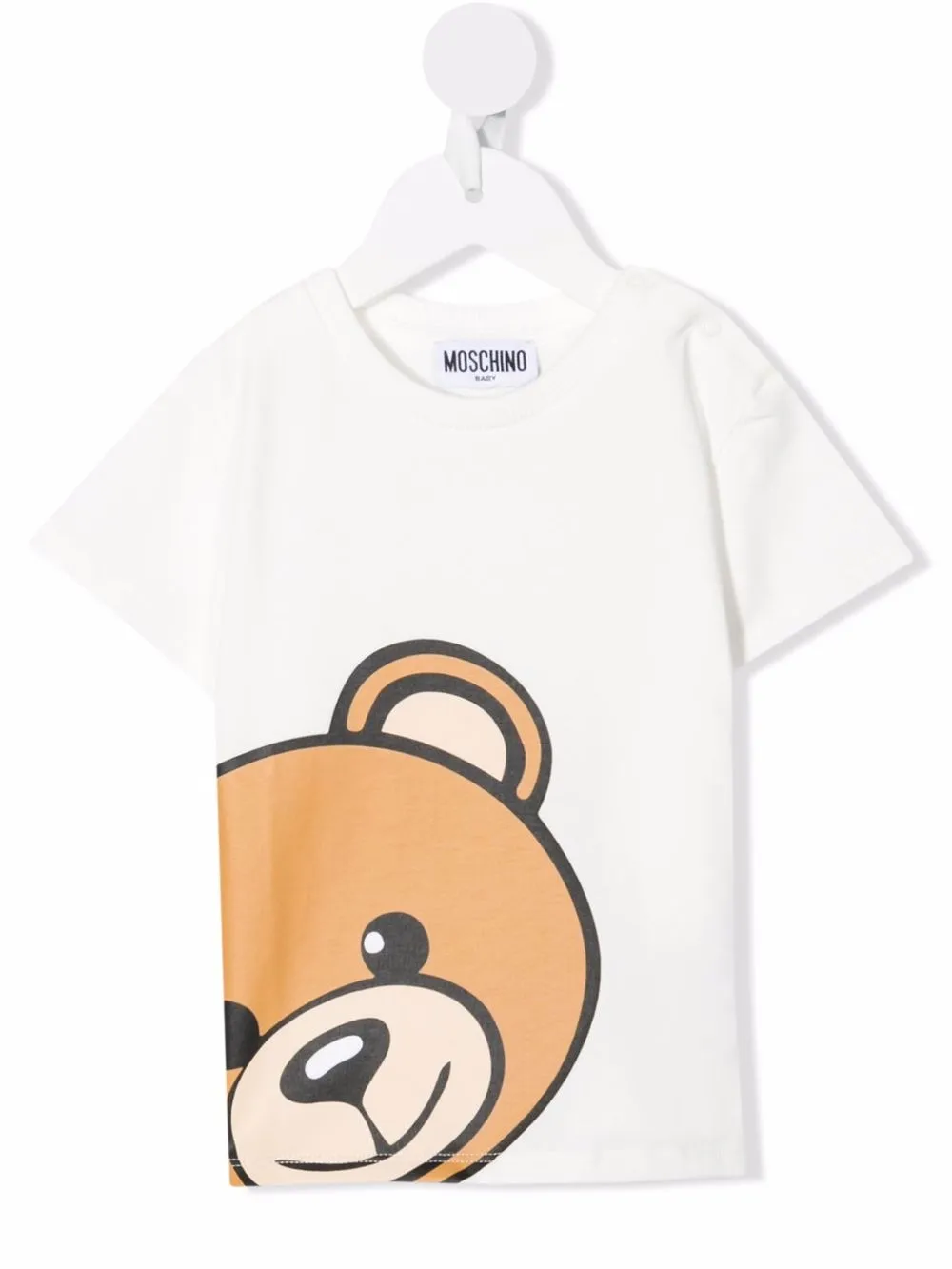 фото Moschino kids футболка с принтом toy bear