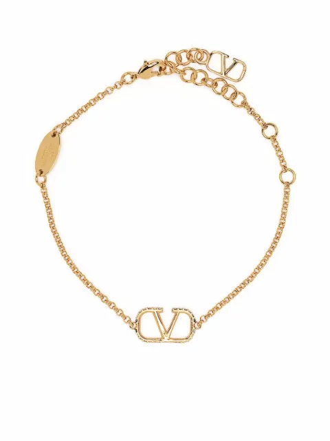 Valentino Garavani pulsera de cadena VLogo