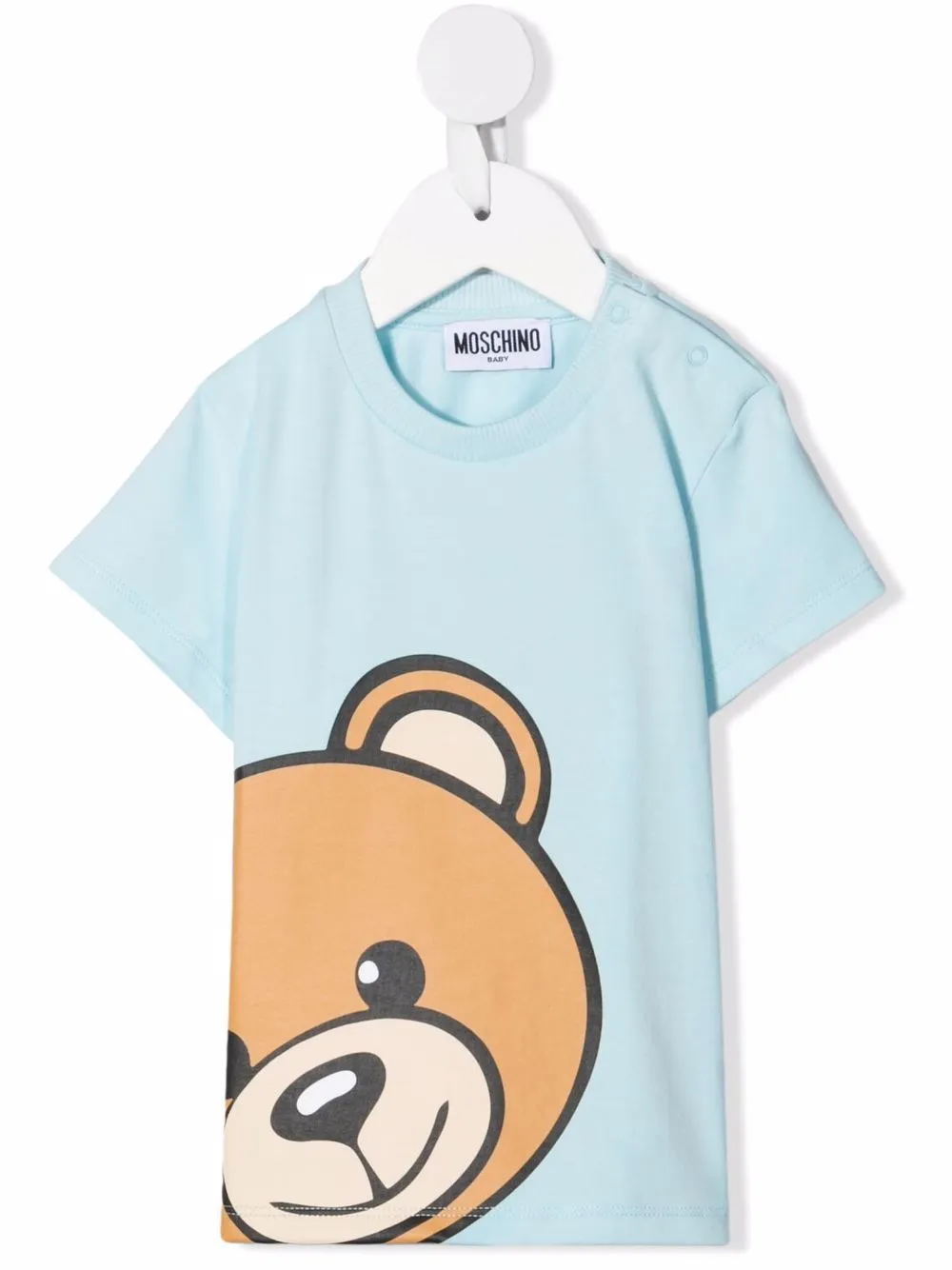 фото Moschino kids футболка с принтом toy bear