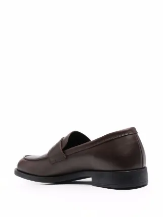 low-heel leather loafers展示图