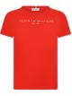 Image 1 of Tommy Hilfiger Junior logo-print organic cotton T-shirt