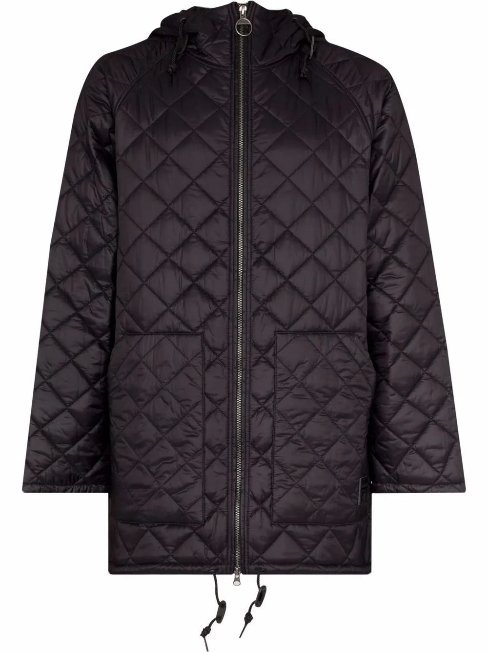 

Barbour quilted hooded jacket - Black