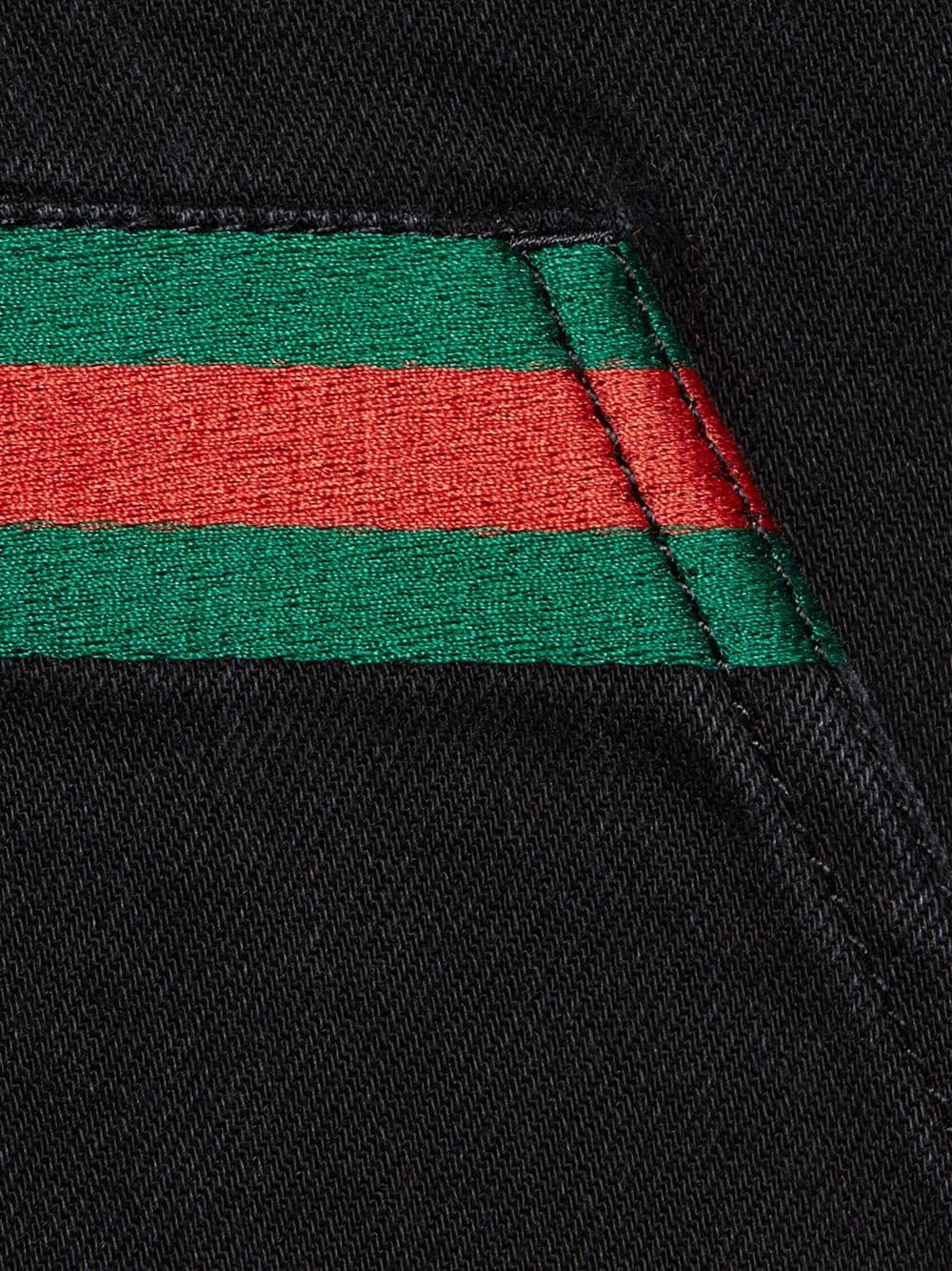 фото Gucci kids джинсовая куртка с логотипом interlocking g