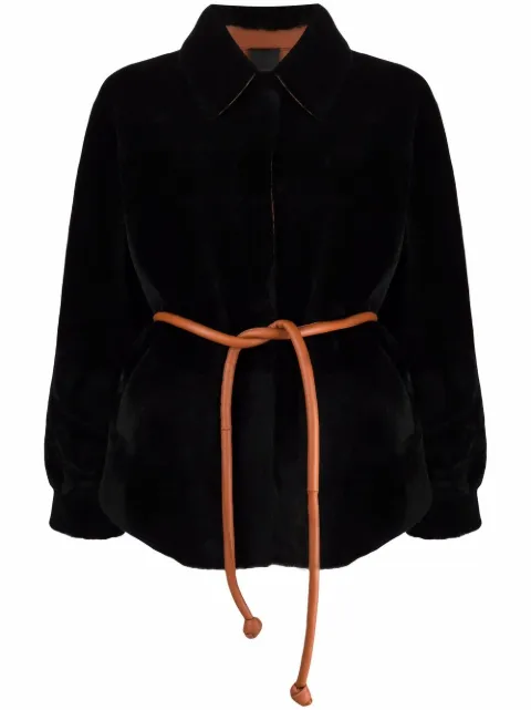 Blancha reversible merino coat