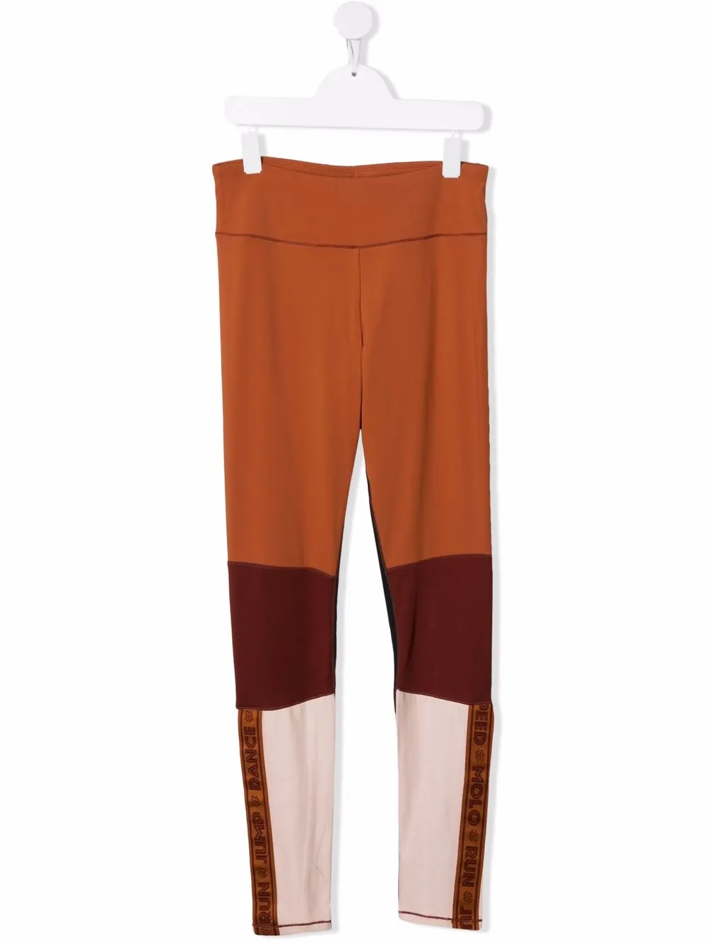 

Molo leggins con diseño color block - Marrón