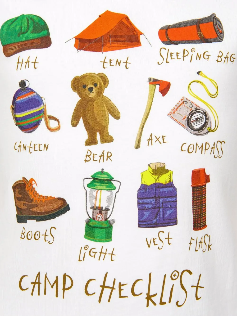 фото Ralph lauren kids футболка camp checklist