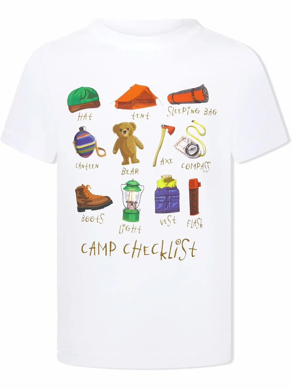 фото Ralph lauren kids футболка camp checklist