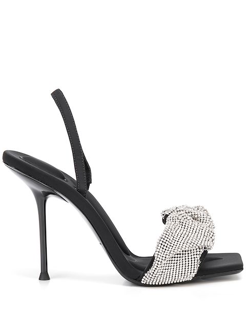 Alexander Wang ruched strap slingback sandals