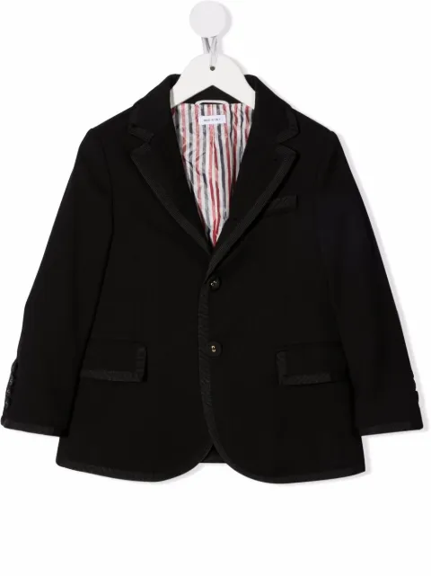 Thom Browne Kids single-breasted wool blazer