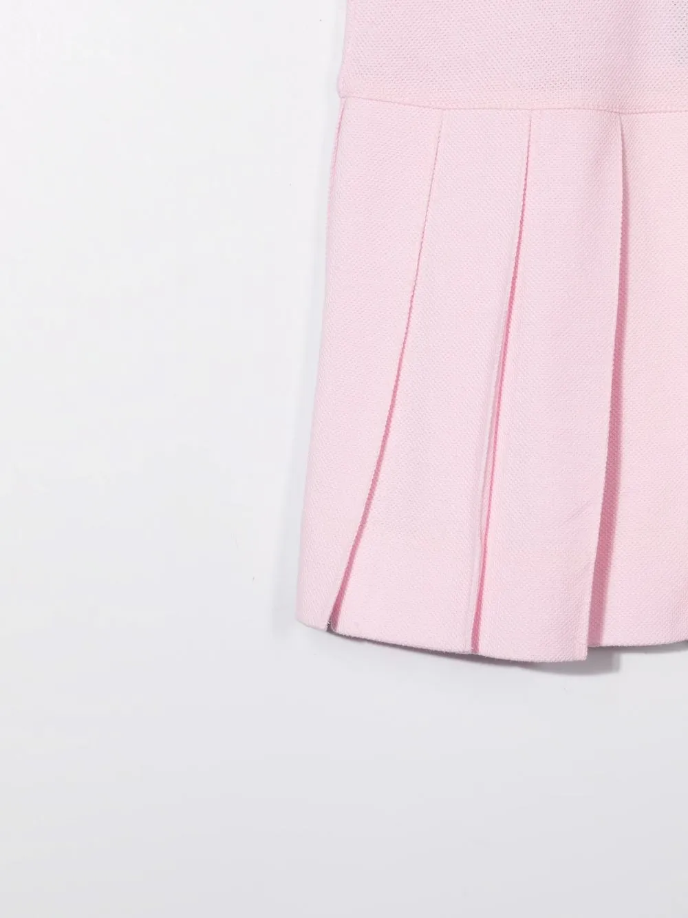  Thom Browne Kids Kleid Mit Falten   Rosa 