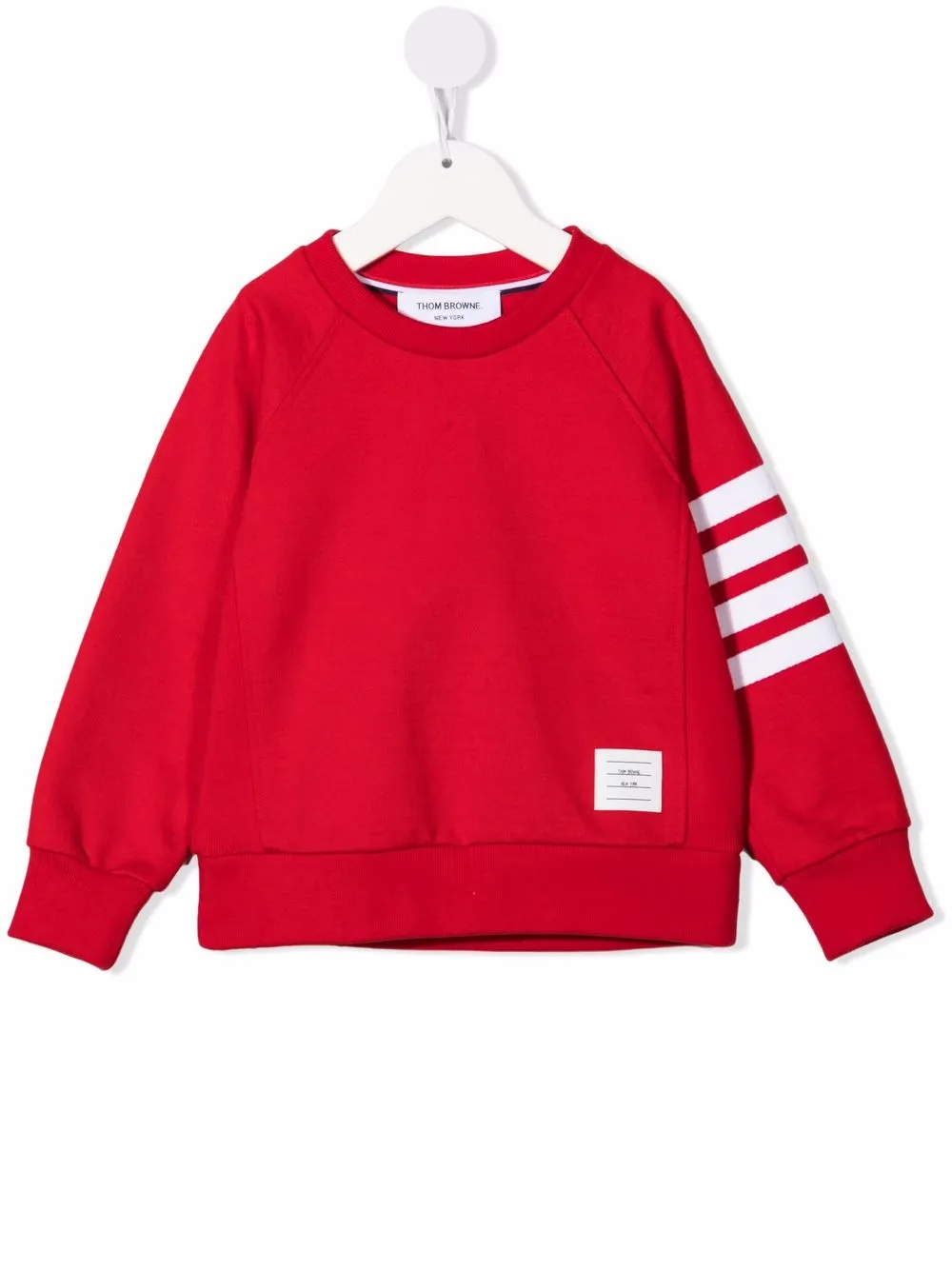 

Thom Browne Kids suéter con motivo de rayas - 600 RED