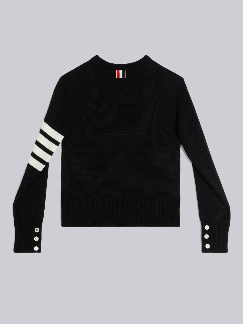 Black Sustainable Fine Merino Wool 4 