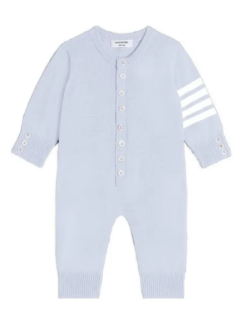 Thom Browne Kids mameluco con motivo 4-Bar