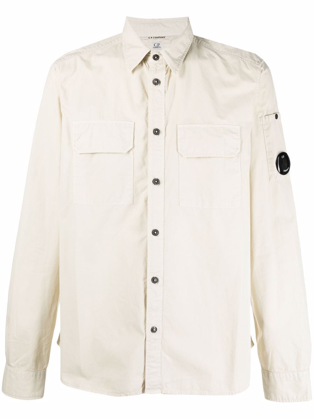 фото C.p. company рубашка с длинными рукавами и нагрудным карманом
