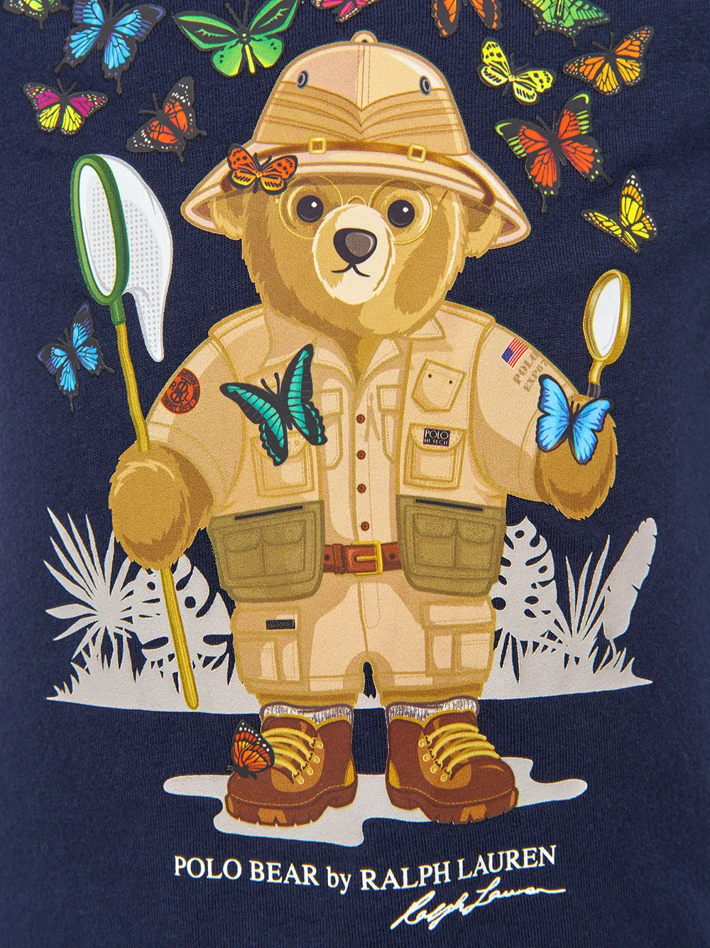 фото Ralph lauren kids футболка с принтом polo bear