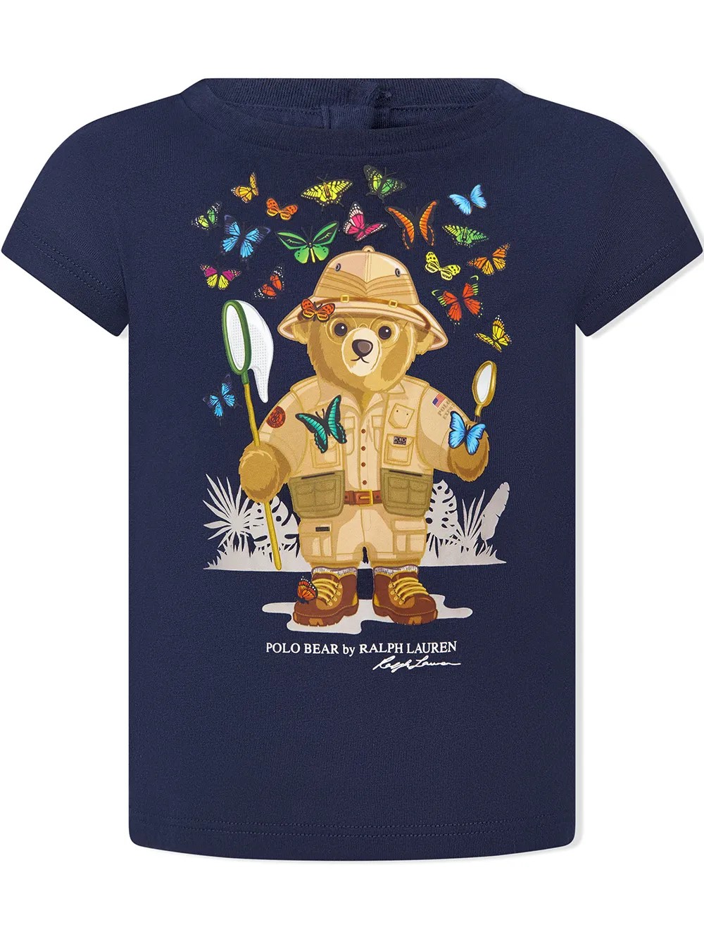 фото Ralph lauren kids футболка с принтом polo bear