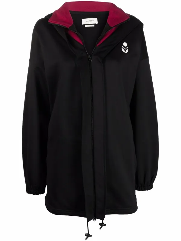 Marant Étoile Logo-print Hooded Jacket in Black