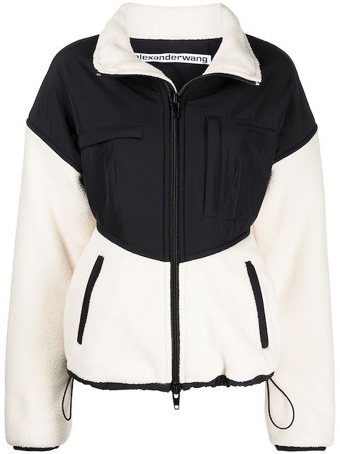 Alexander Wang funnel-neck panelled jacket