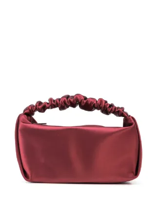 Shop Alexander Wang Scrunchie satin mini bag with Express Delivery Shop Alexander Wang Scrunchie satin mini bag with Express Delivery