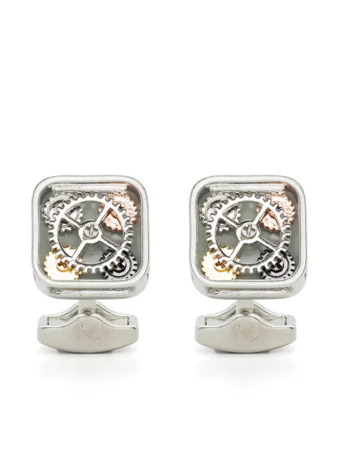 Tateossian dials silver cufflinks