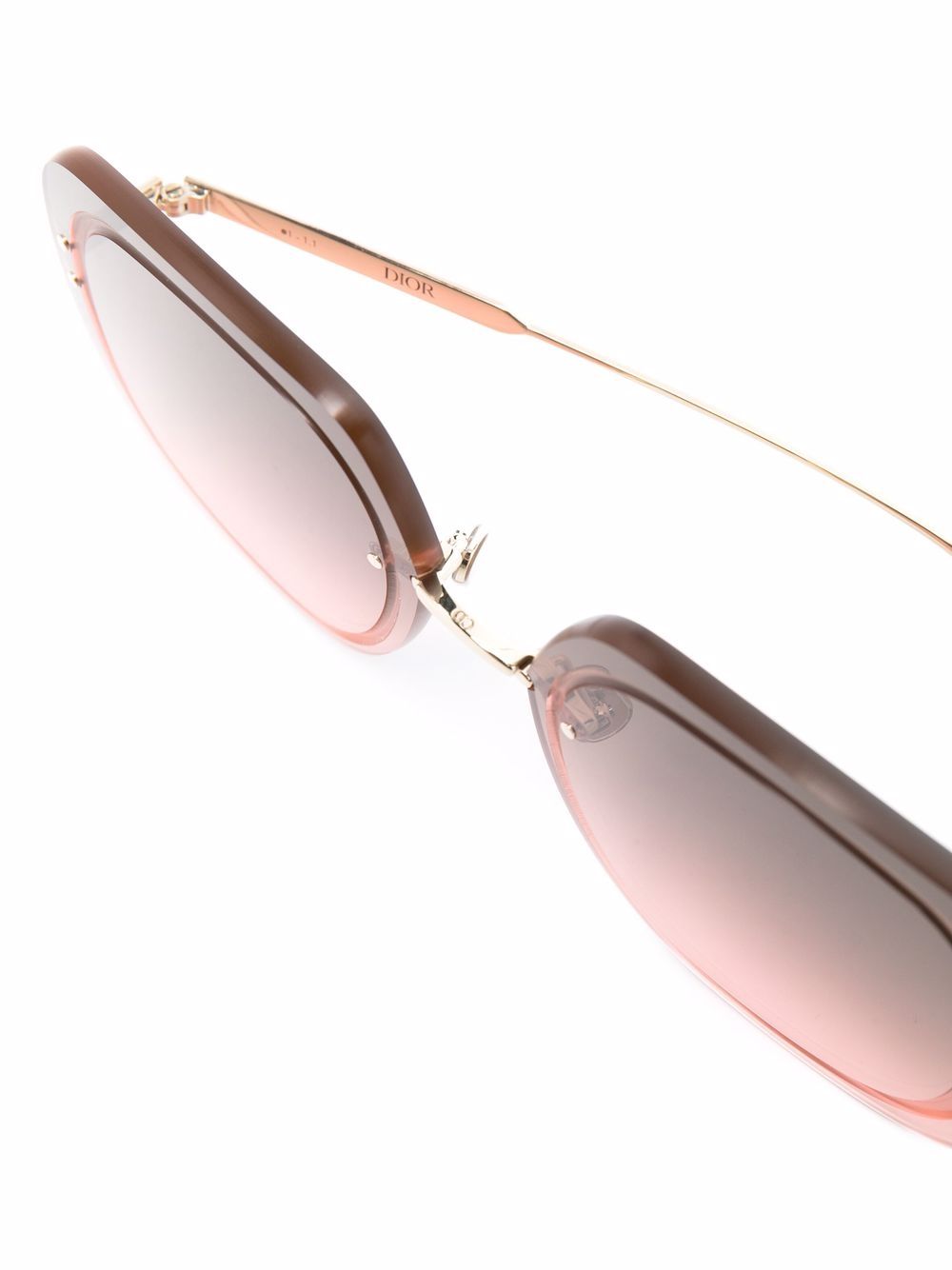 фото Dior eyewear солнцезащитные очки ultradior в массивной оправе