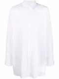 Maison Margiela long-length button-up shirt - White