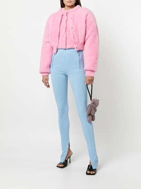 alexander wang pink denim jacket