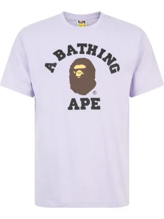 A BATHING APE® T-shirt Met Print - Farfetch