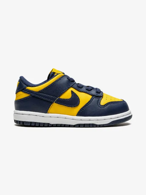 Nike Kids Dunk Low TD "Michigan" sneakers