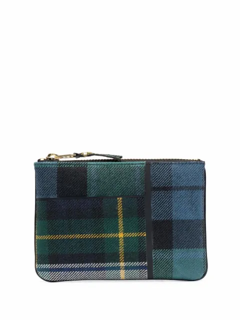 Comme Des Garçons Wallet tartan-patchwork wallet