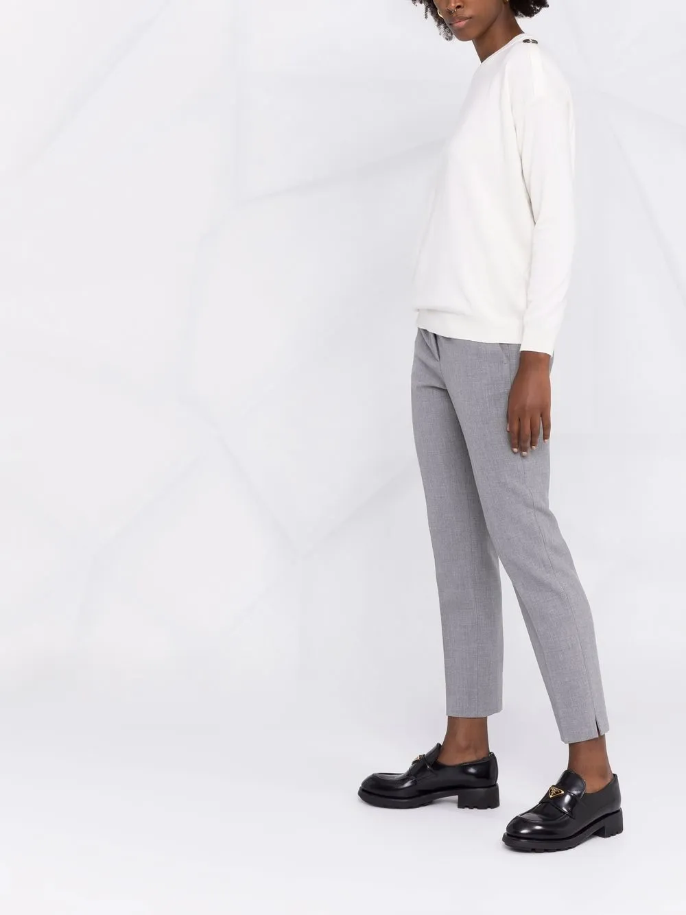Peserico Pantaloni slim a vita alta | Image 6