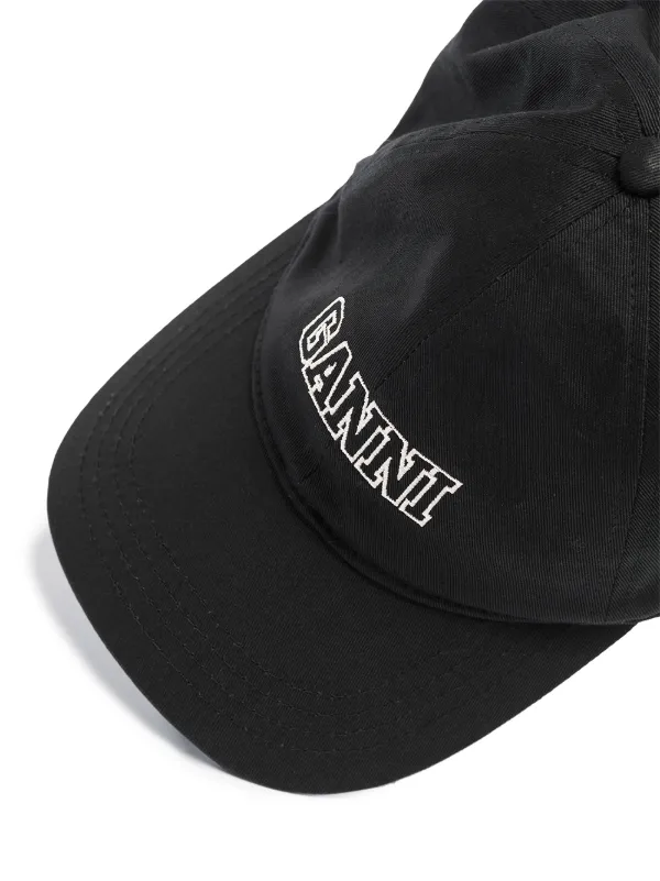 Saint Laurent logo-embroidered Denim Cap - Farfetch