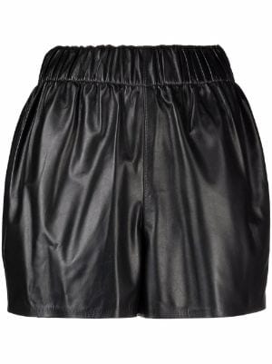 Designer Leather & Faux-Leather Shorts for Women - FARFETCH Canada