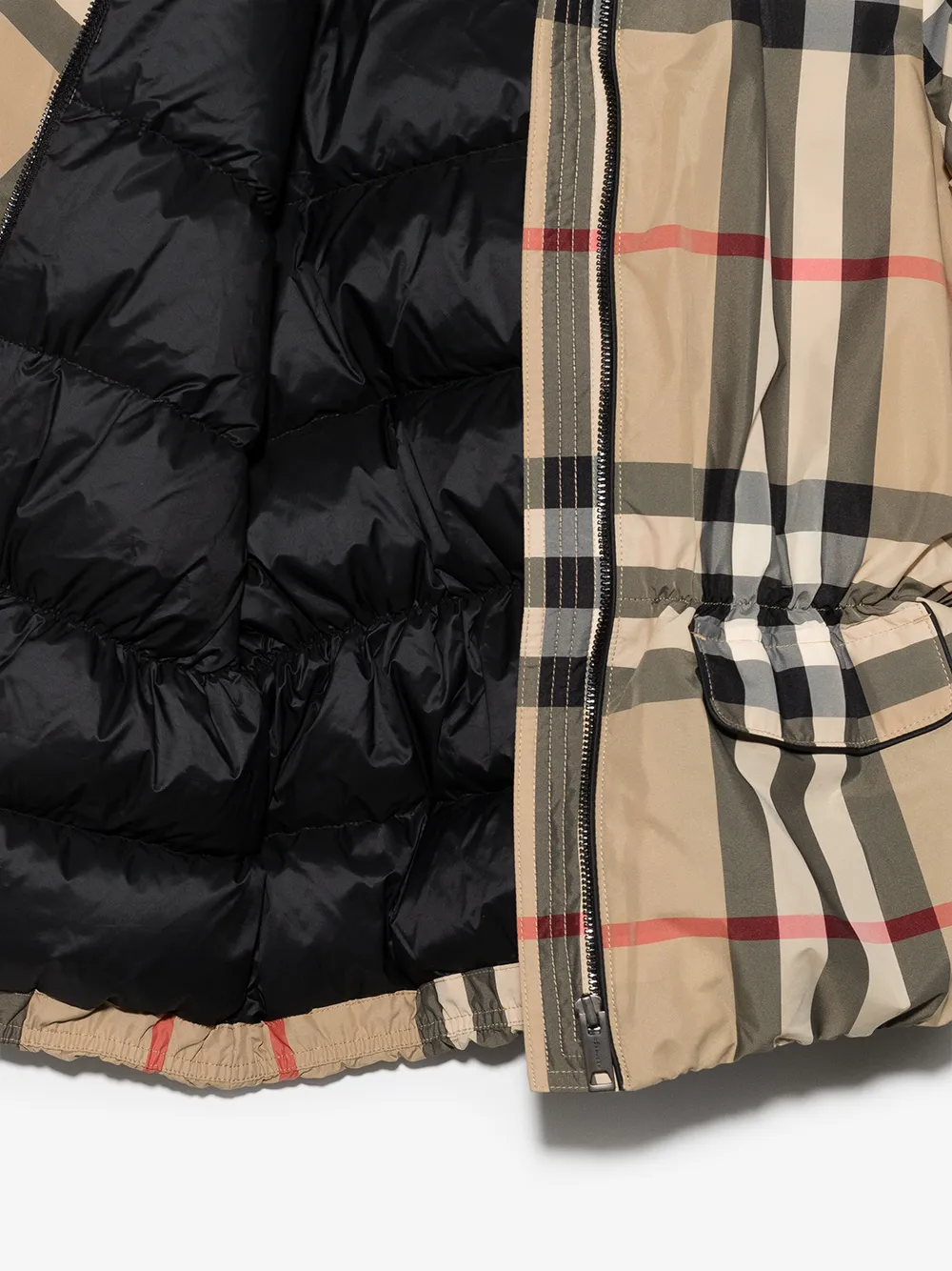 фото Burberry kids куртка в клетку vintage check