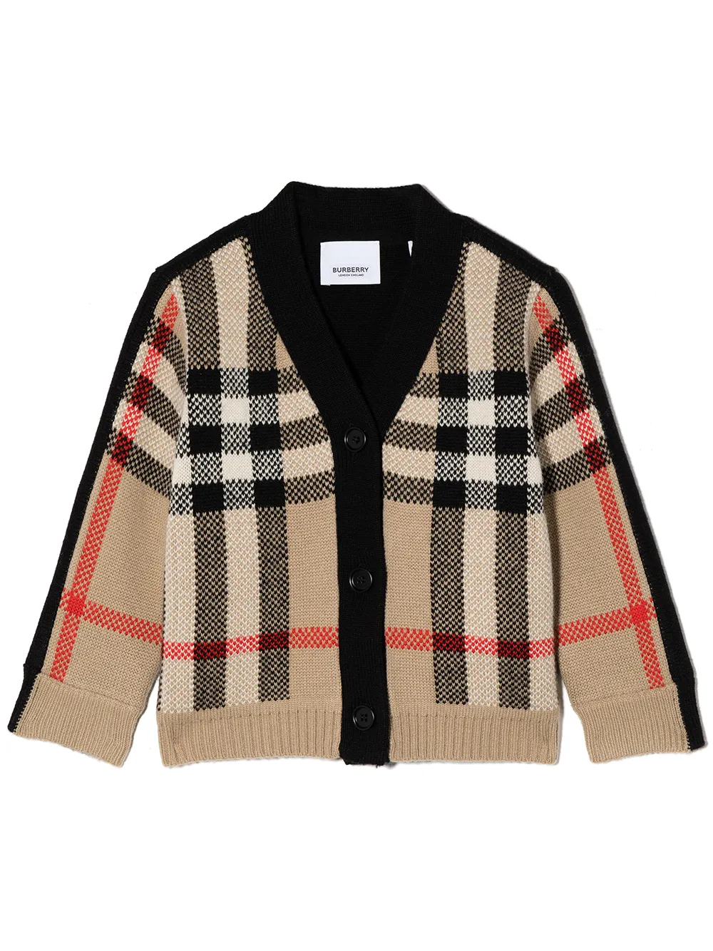 Burberry Kids кардиган Mini Diane в клетку Vintage-Check