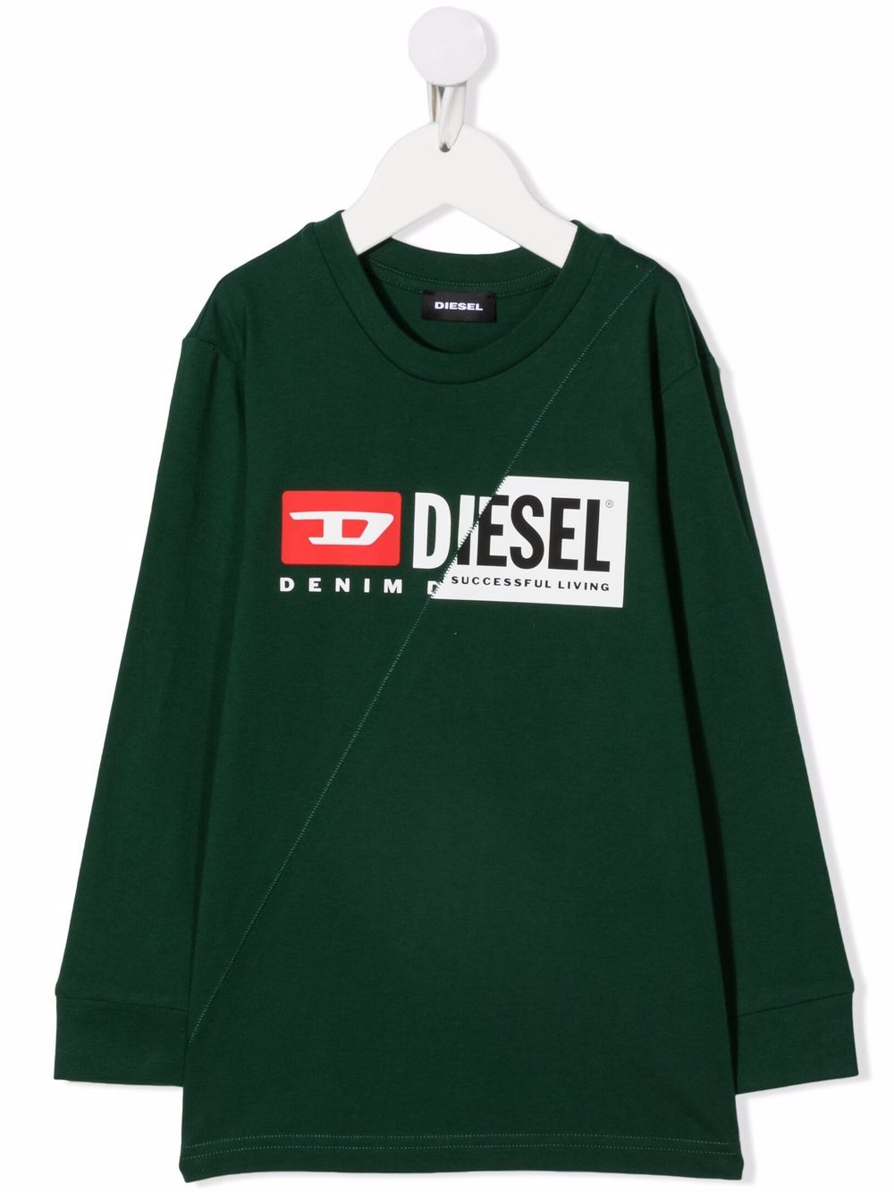 фото Diesel kids футболка с длинными рукавами и логотипом