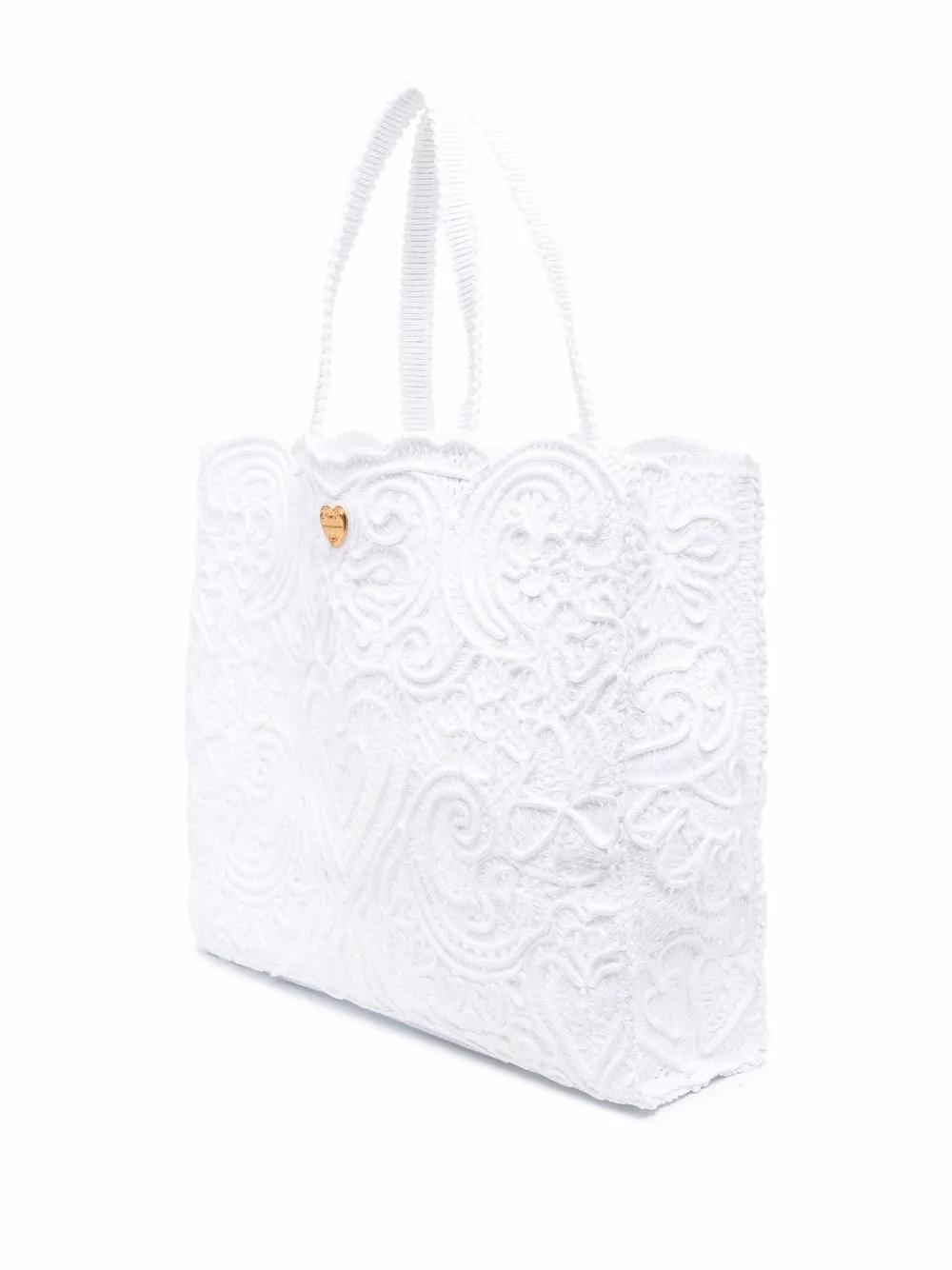 фото Dolce & gabbana сумка-тоут в технике кроше