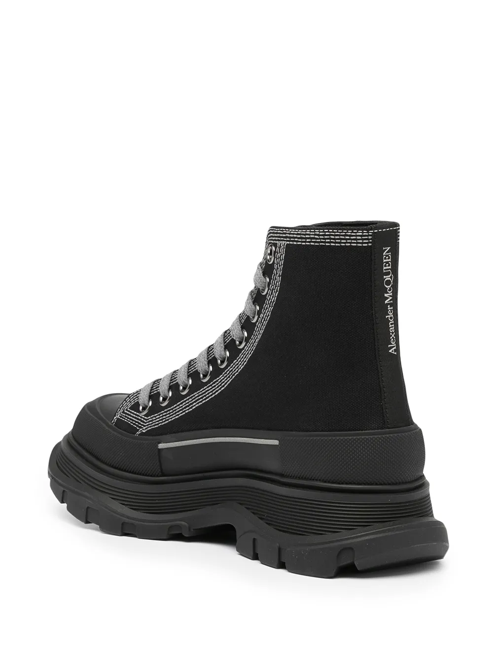 фото Alexander mcqueen высокие кроссовки на шнуровке