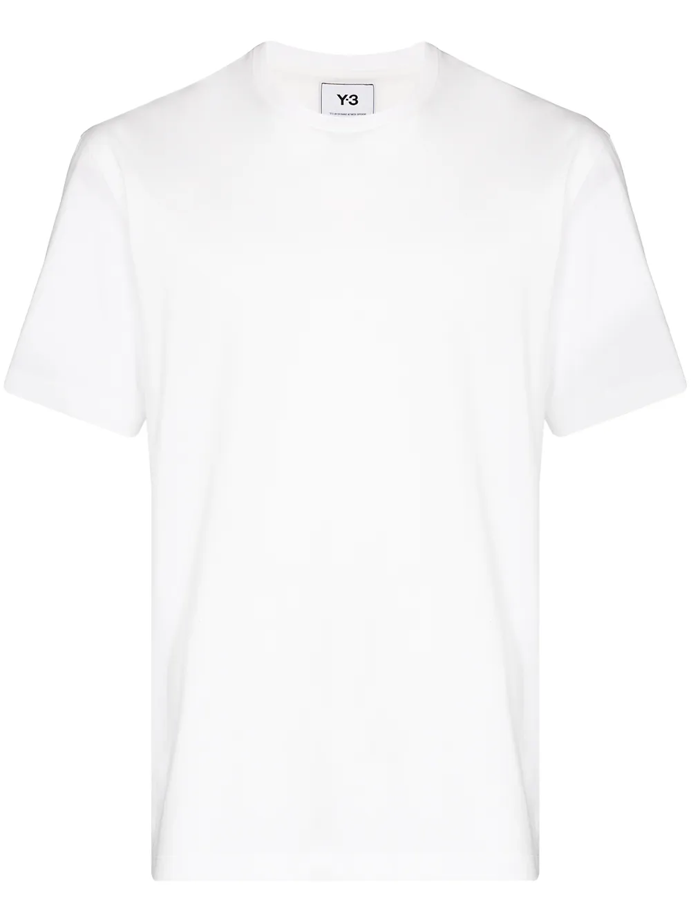 

Y-3 logo-print cotton T-shirt - White