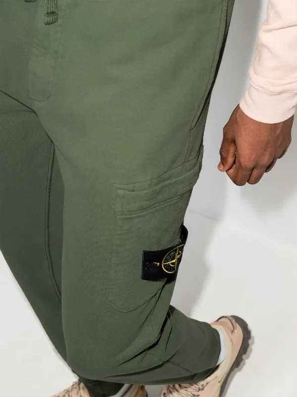 Stone island joggers on sale green