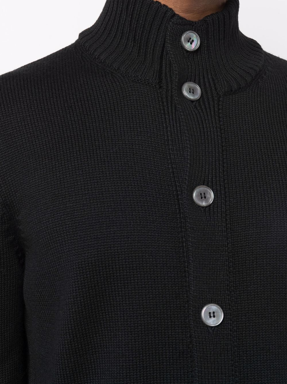 фото D4.0 funnel neck button-up jumper