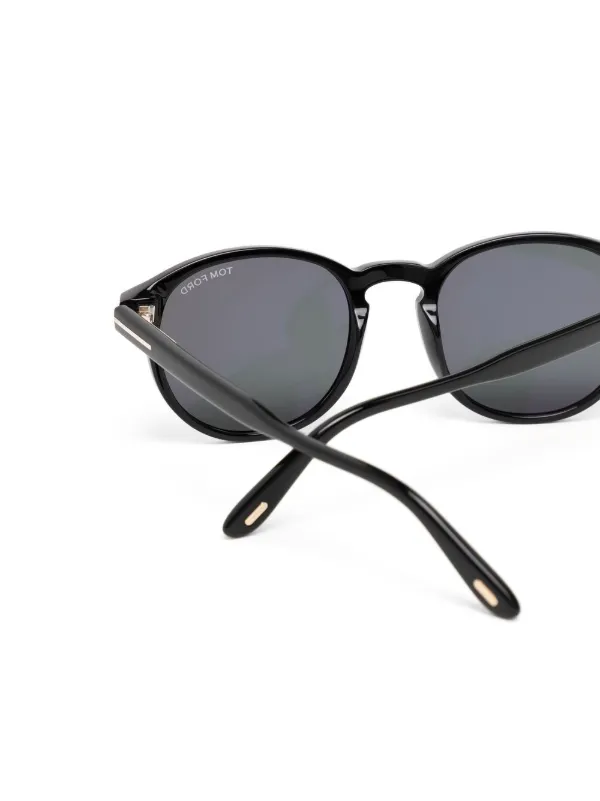 TOM FORD ラウンドサングラス TOM FORD Eyewear ラウンドフレーム サングラス | ブラック