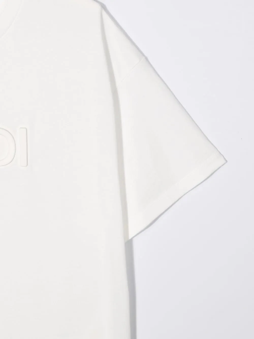 фото Fendi kids футболка с логотипом