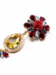 Dolce & Gabbana rose gemstone drop earrings