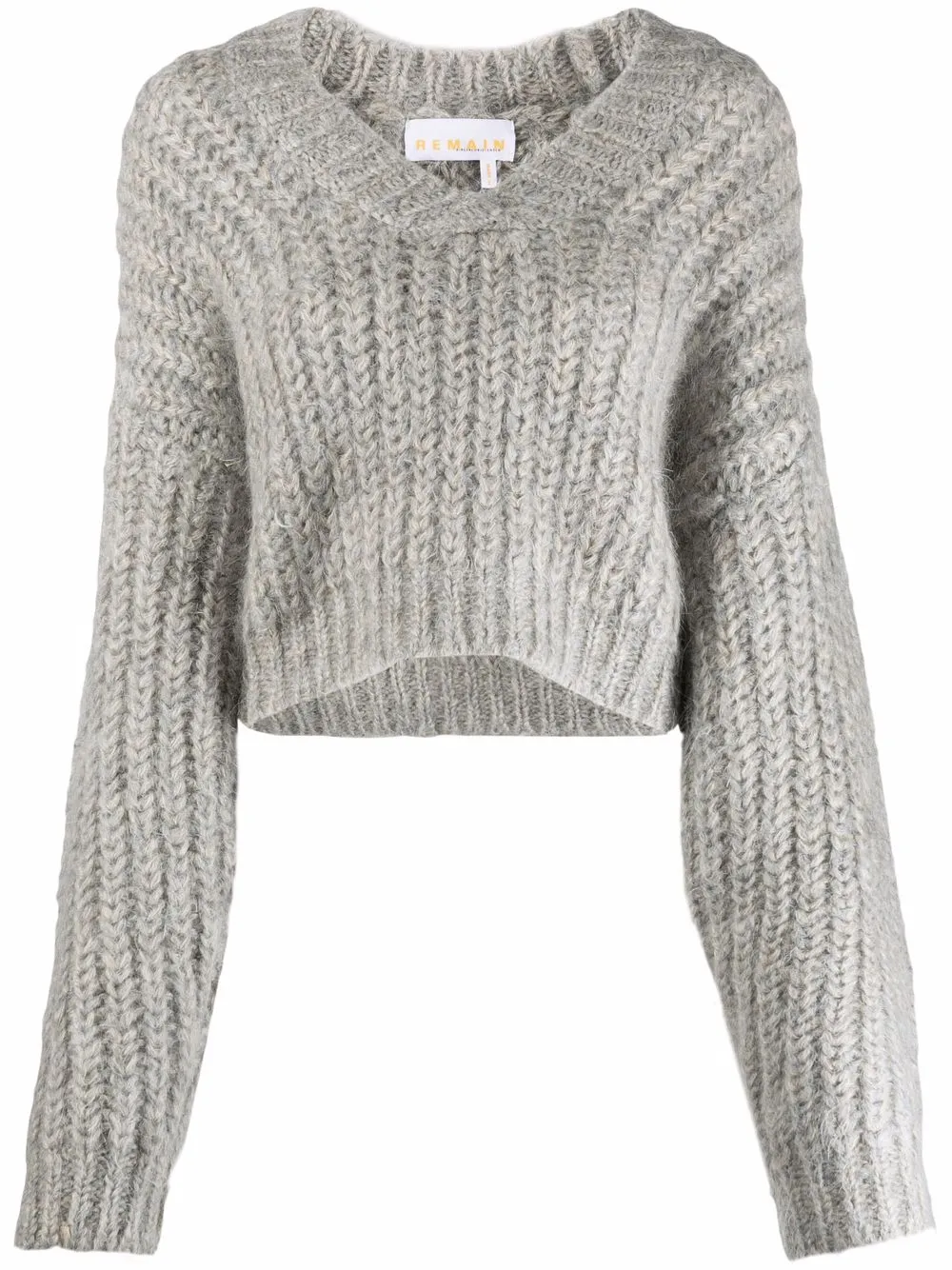 REMAIN джемпер асимметричного кроя с V-образным вырезом